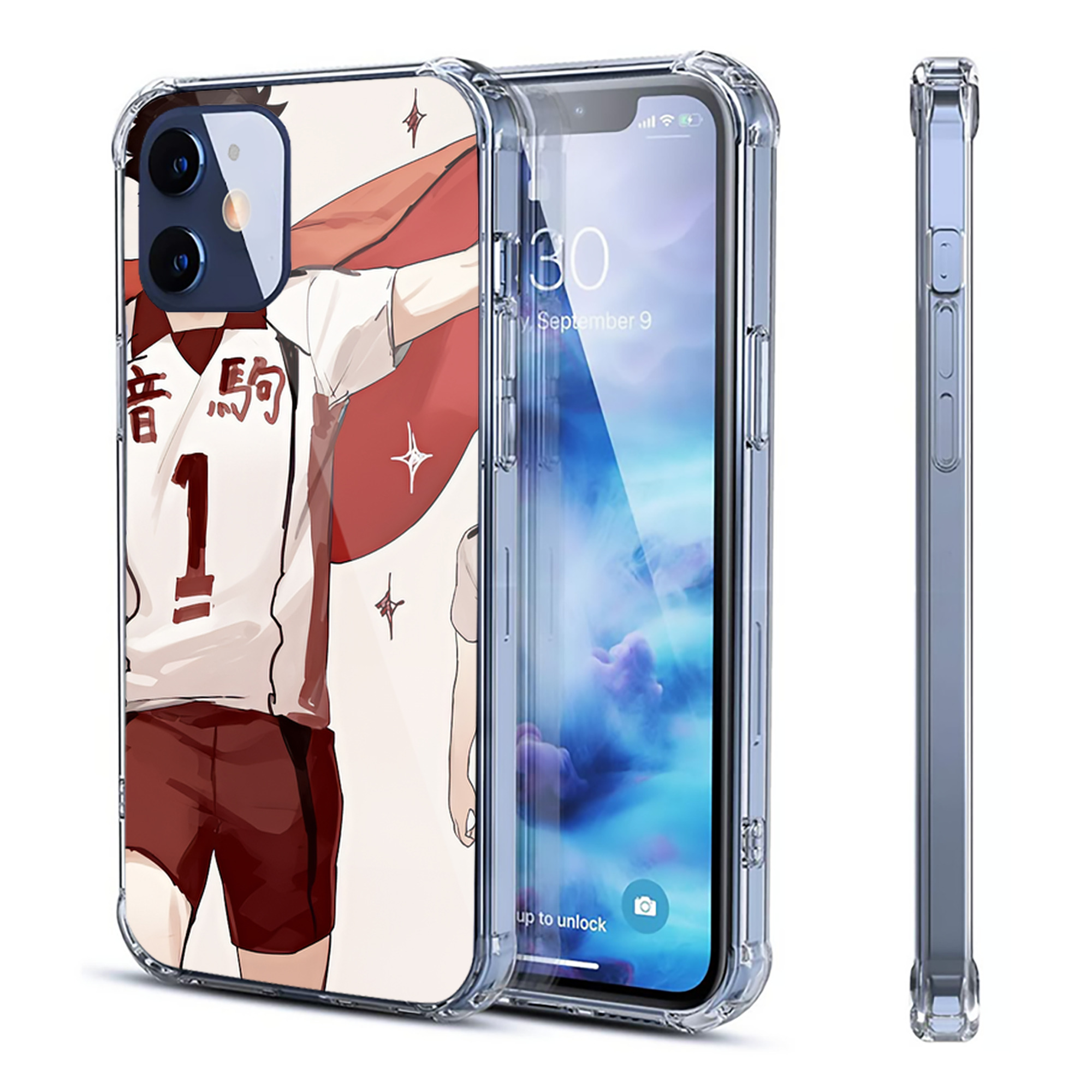 （画像用） ハイキュー!! Haikyu!! 【iPhone 12シリーズ対応】透明スマホケース（クリアソフトケース）